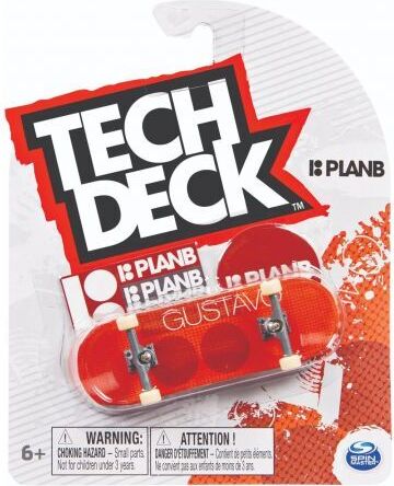 TECH DECK FINGERBOARD TECHDECK PLAN B GUSTAVO VARN - rot - universal