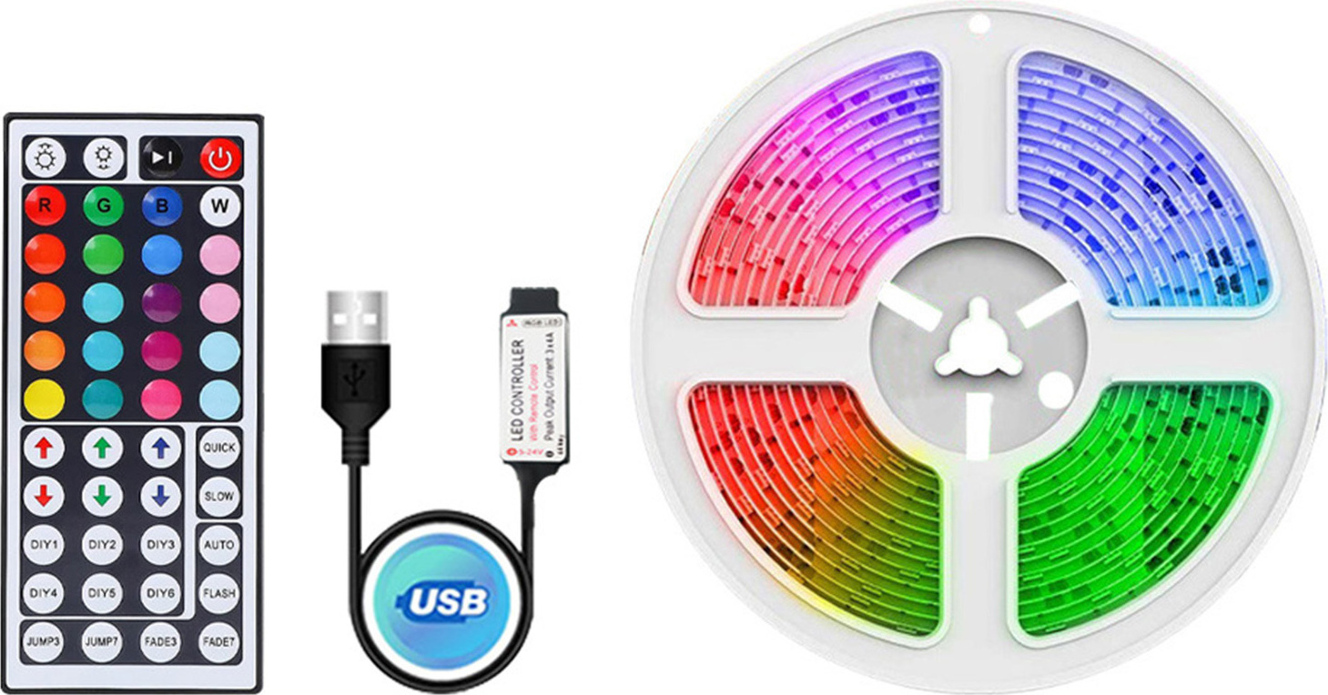 Douself RGB-Lichtstreifen Desktop Ambiance 5V Phantom USB-Lichtstreifen