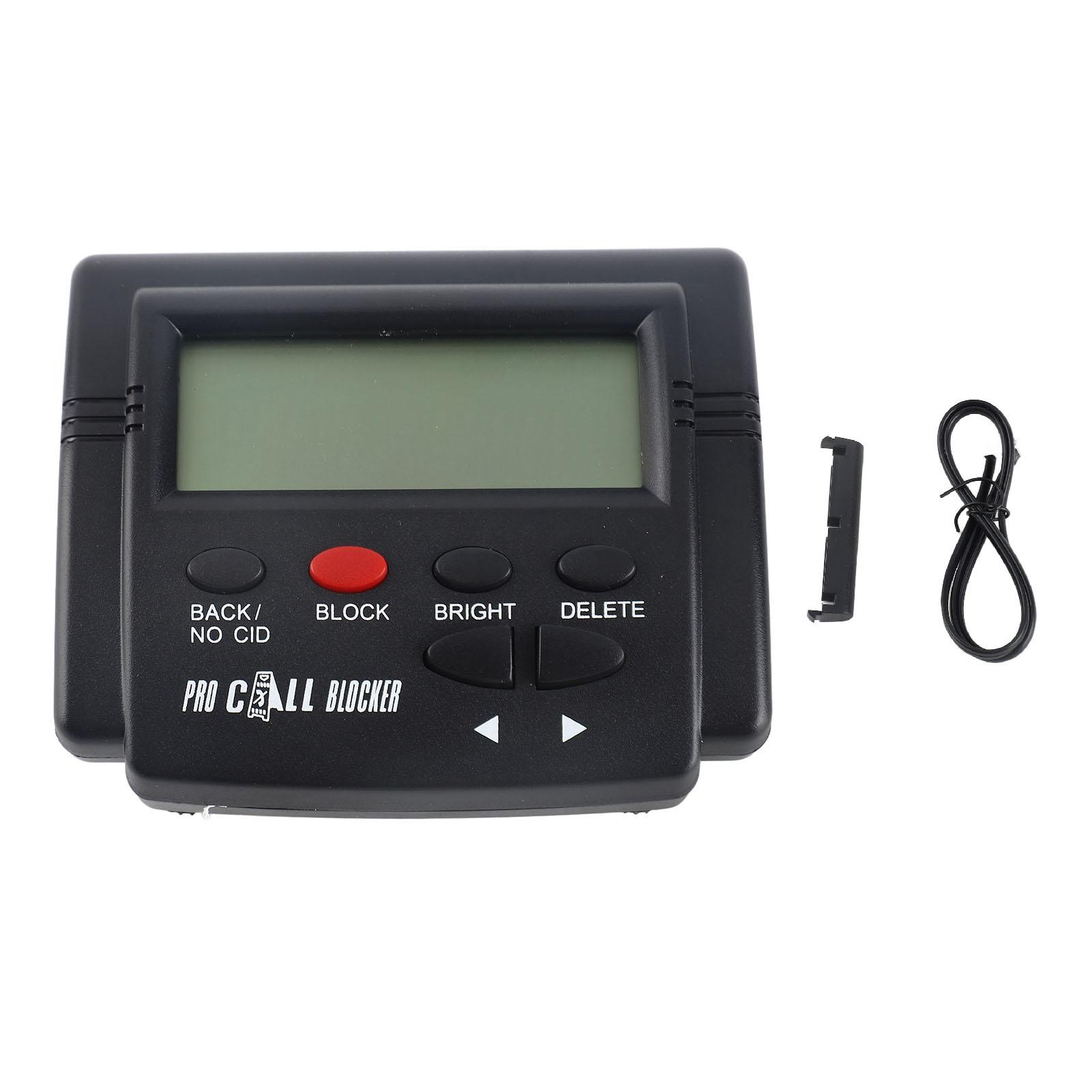 Cocosity Anruferblocker für Festnetztelefone, blockiert bis zu 4000 Nummern, mit One-Touch-Sperre, gegen Werbeanrufe & Telefonspam