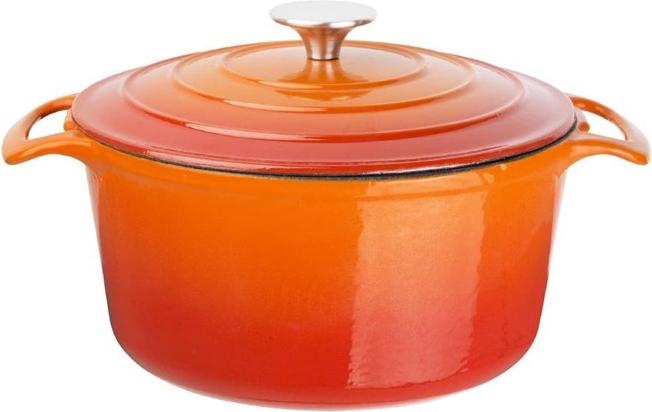 Vogue runder Schmortopf orange