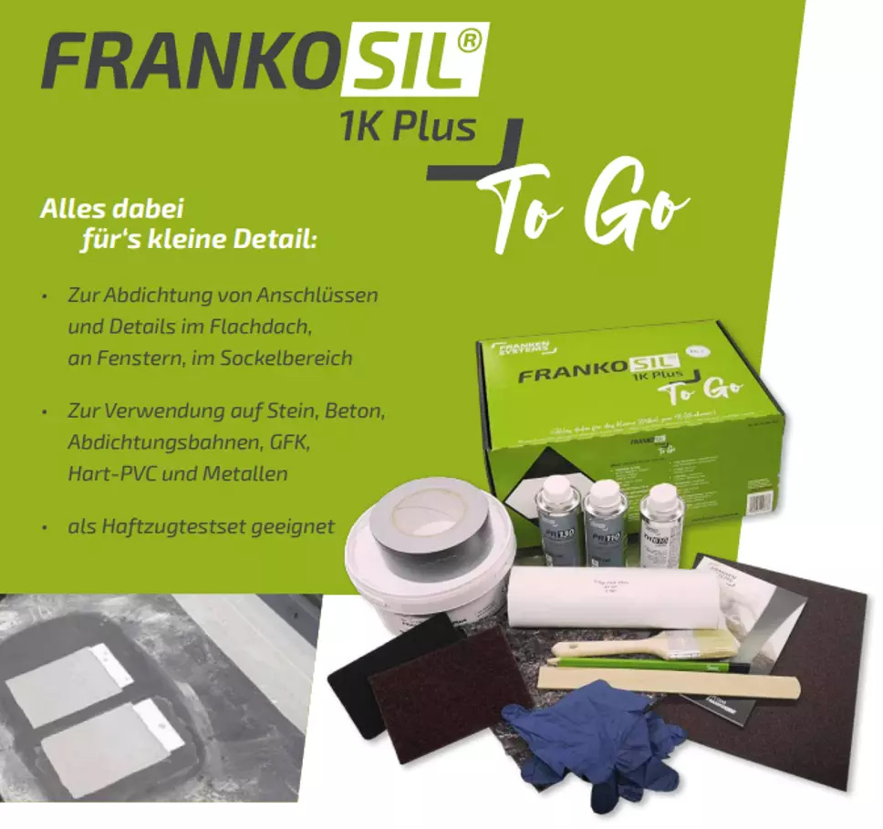 Franken Systems FRANKOSIL ® 1K PLUS to go Komplettset lösemittelfrei Flüssigkunststoff /- gummi