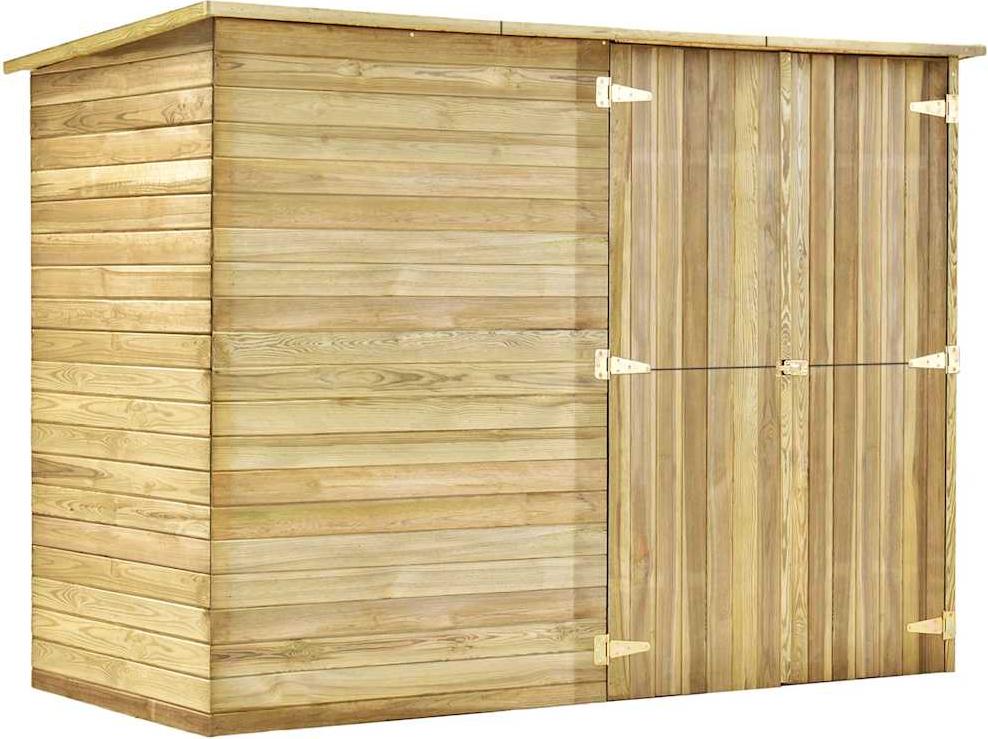 vidaXL Záhradný prístrešok na náradie 232 x 110 x 170 cm Impregnované borovicové drevo