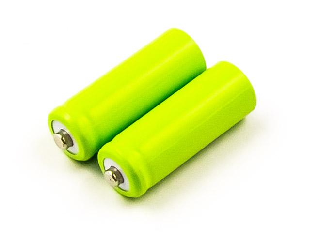 ECO 2 x Einzel Zelle Akku NiMH 2/3AAA 1,2V 400mAh Zelle 2/3 AAA Höhe 29mm