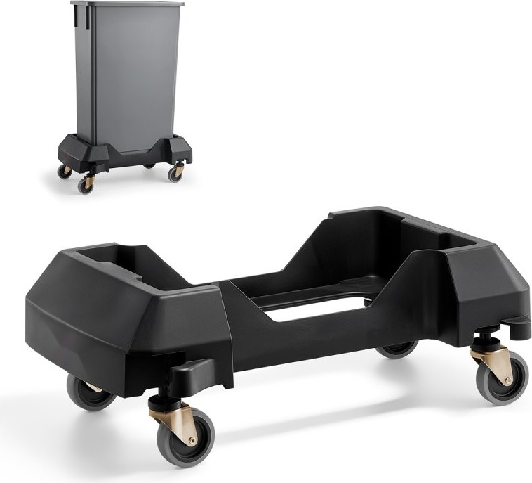 StarTech Mülleimer Dolly Mülltonnenwagen - Passend für 60,6/87L Behälter - Tragfähigkeit 90kg - für Vielfältige Einsatzbereiche LJTTCHS1JFXBQXAQTV0