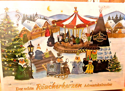 Crottendorfer Räucherkerzen-Adventskalender - 21cm von Crottendorfer CR2098