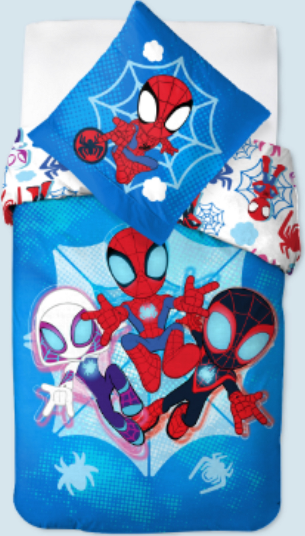 Spidey Bettwäsche-Set 135x200 Cm - Marvel Kinderbettwäsche Aus Baumwolle