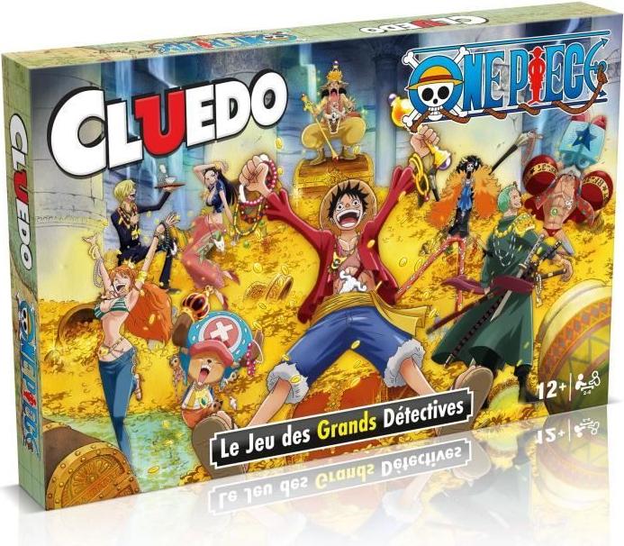 Brettspiel WINNING MOVES Cluedo One Piece Sonderausgabe mit Ruffys Crew WIN1695779447095