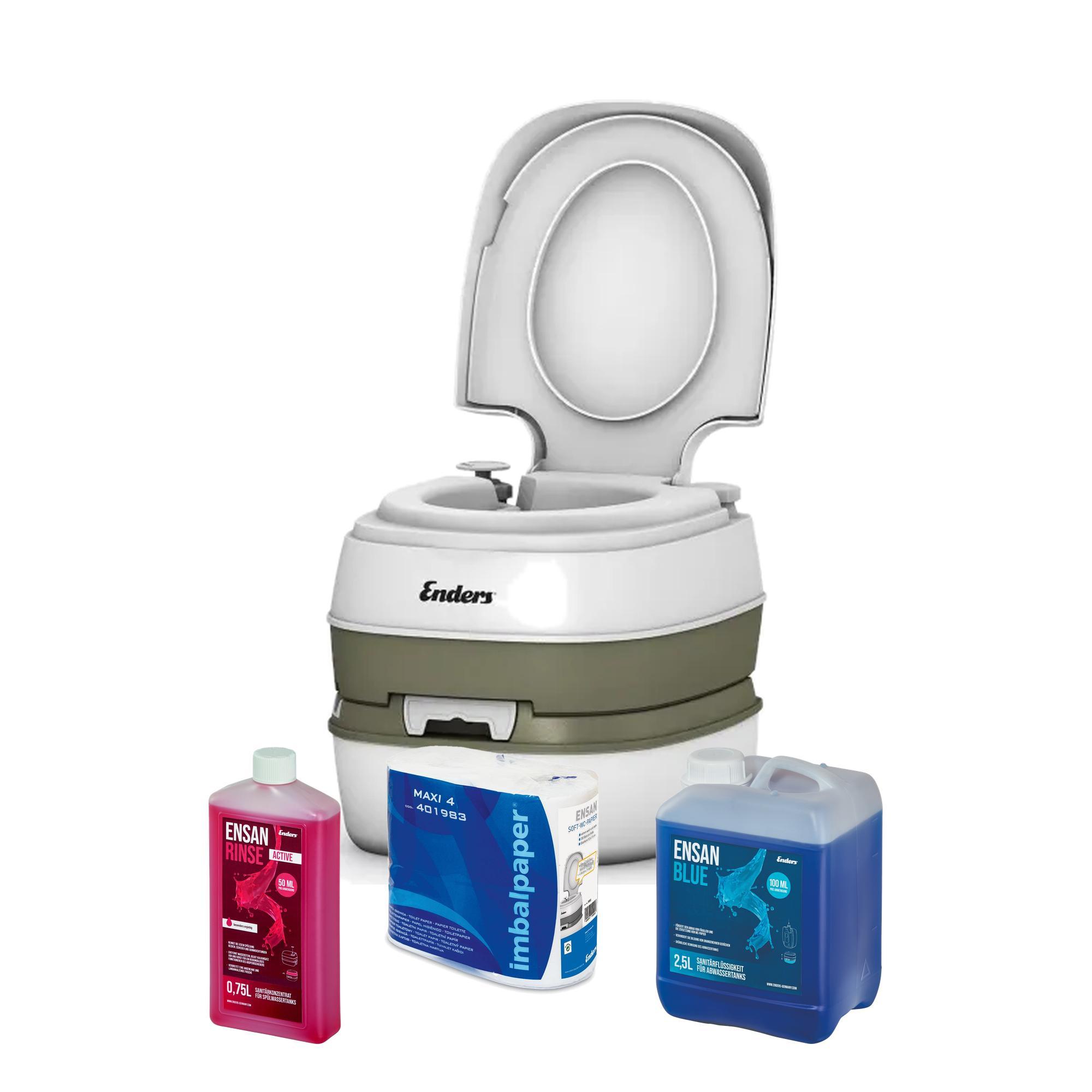 Enders ENSAN RINSE Frischwassertank-Pflege – 1 Liter Flüssigkeit, Entfernt Kalk & Wasserstein, Citrusduft – 2er Pack