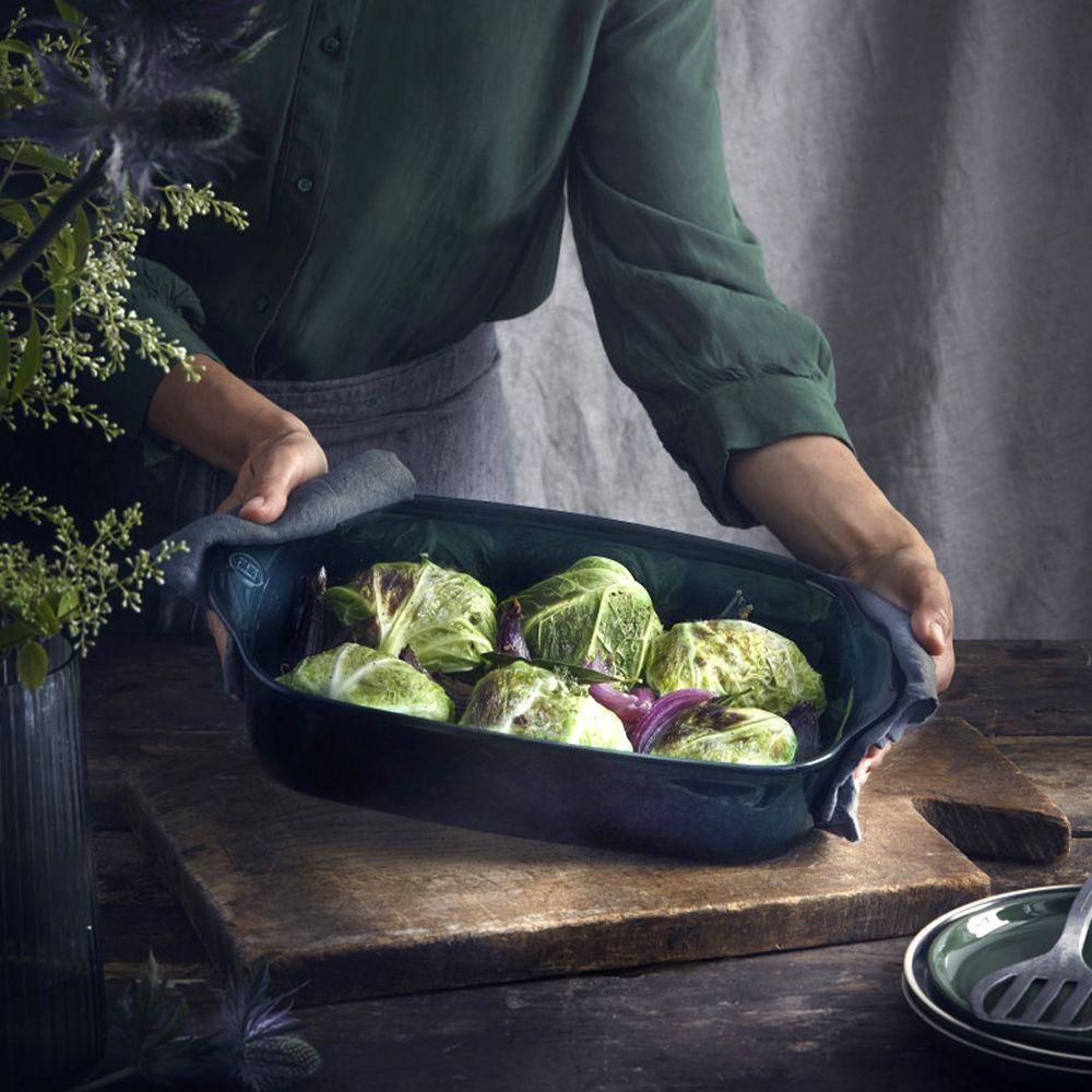 Emile Henry Ultime Gratinform Rechteckig 36x23 cm , Farbe:Belle Ile 500027