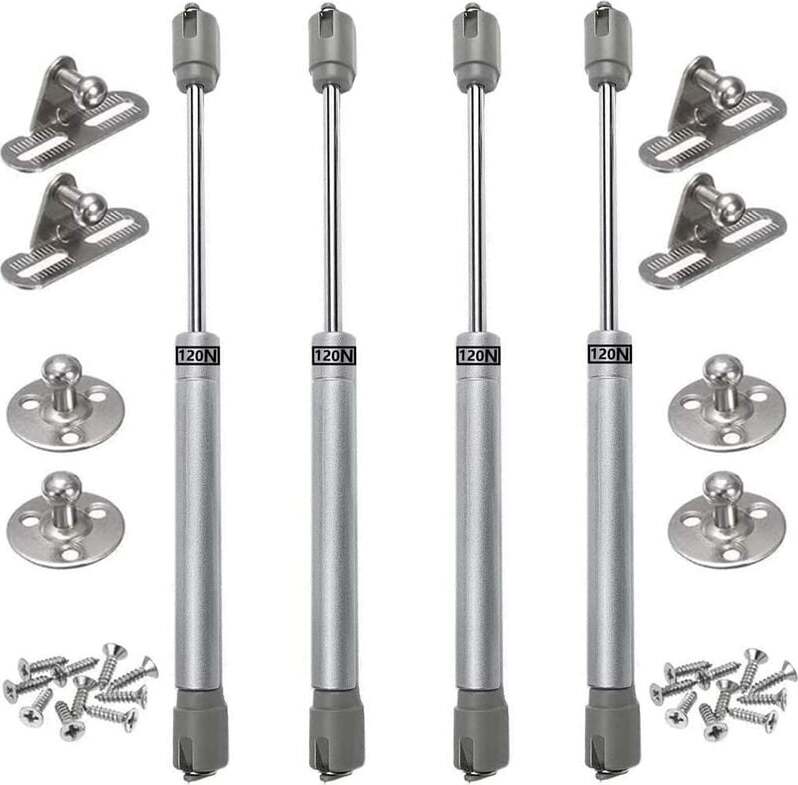 Crrynuo Gasstützstange 4er-Set, Hydraulikkraft 120N Für Schranktür Haushalt KAU-LR-UN-HWC-20250529-8