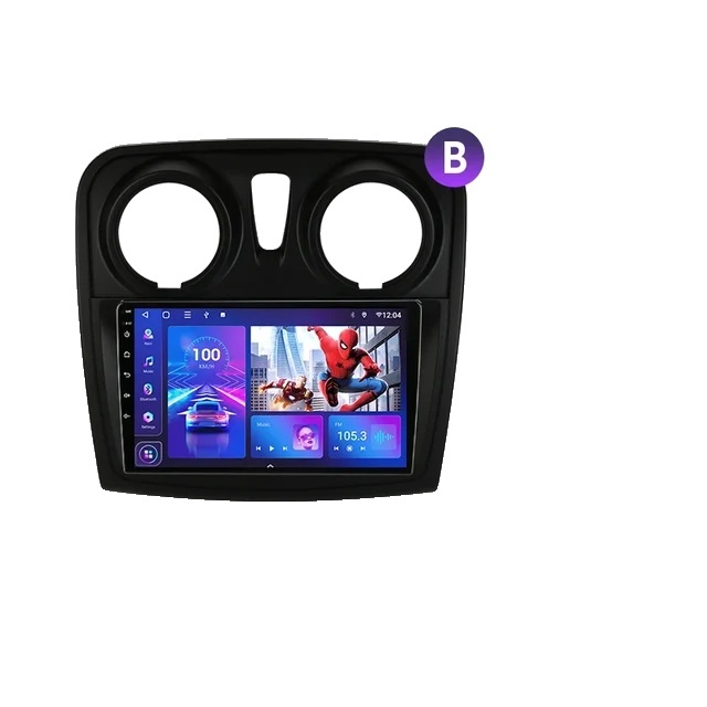 Auto-Stereo-Rádio-Multimedia-Player, Android 12, GPS Carplay Auto-DVD, T10-D-Kamera-B