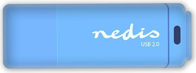 Nedis Flash Laufwerk - 32 GB - USB Type-A - Lesegeschwindigkeit: 12 MB/s - Schreibegeschwindigkeit: 3 MB/s FDRIU232BU