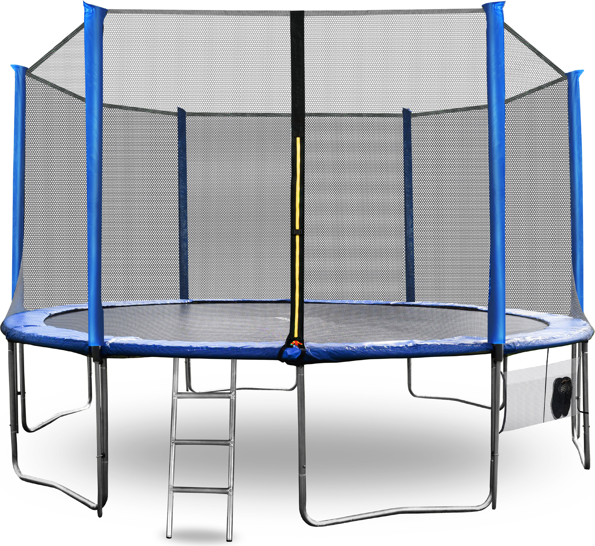 Aga SPORT PRO Trampolína 400 cm Modrá + ochranná sieť + rebrík + vrecko na obuv