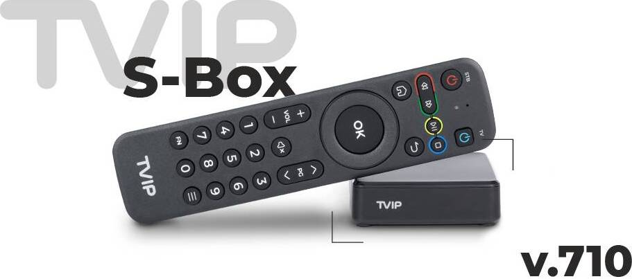 TVIP S-Box v.710 Ultra HD 4K IPTV-Box Android 11 OS