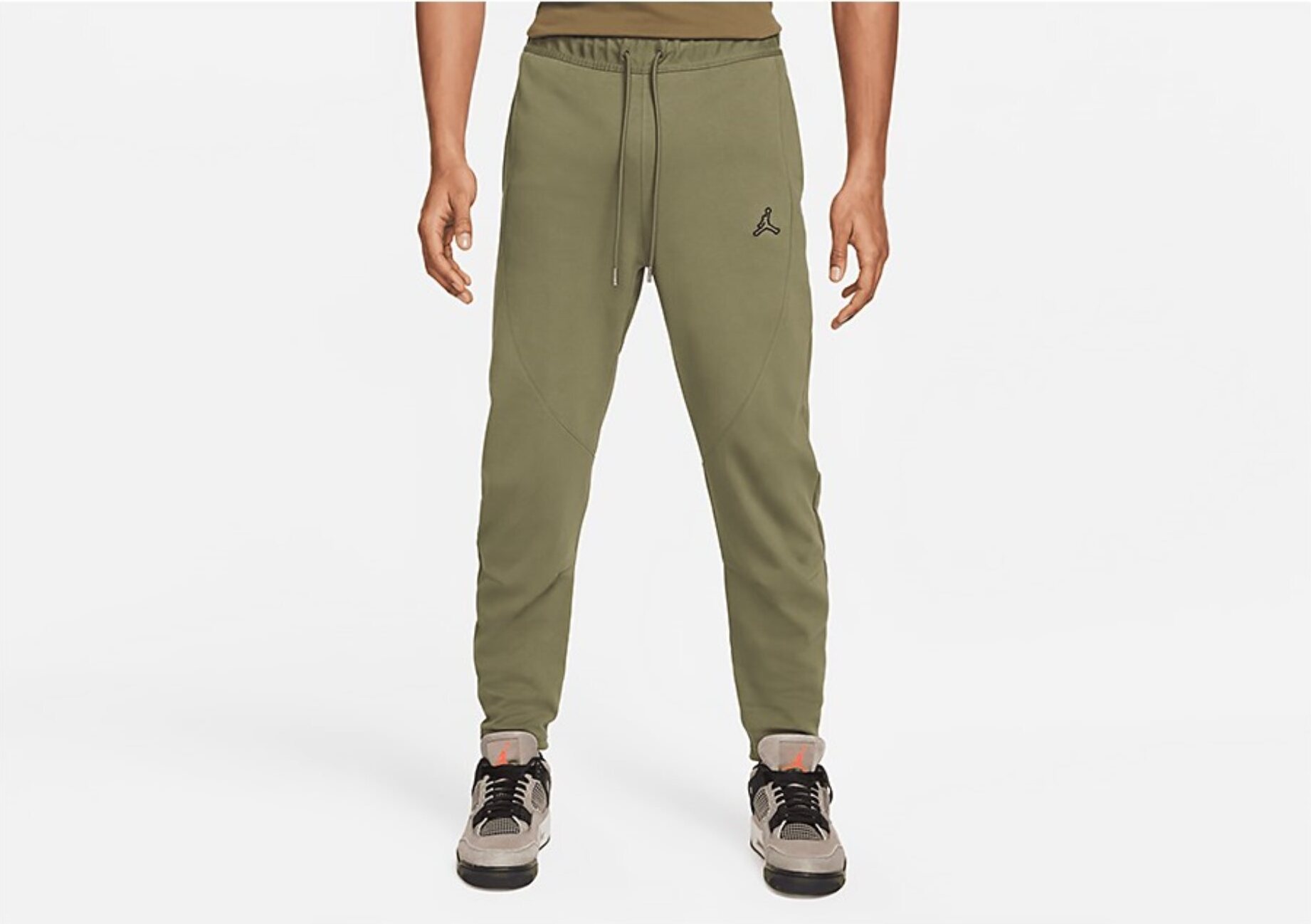 Hose Nike Air Jordan Essential Aufwärmhose mitteloliv DJ0881222