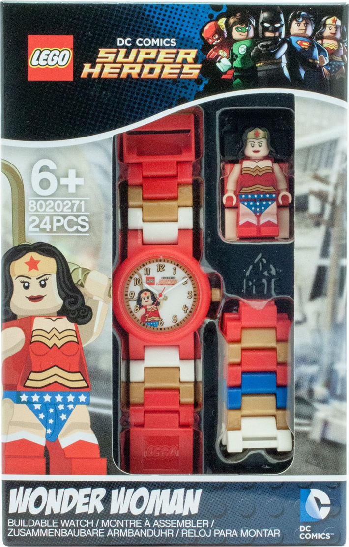 Lego 5004539 Wonder Woman zostaviteľné hodinky