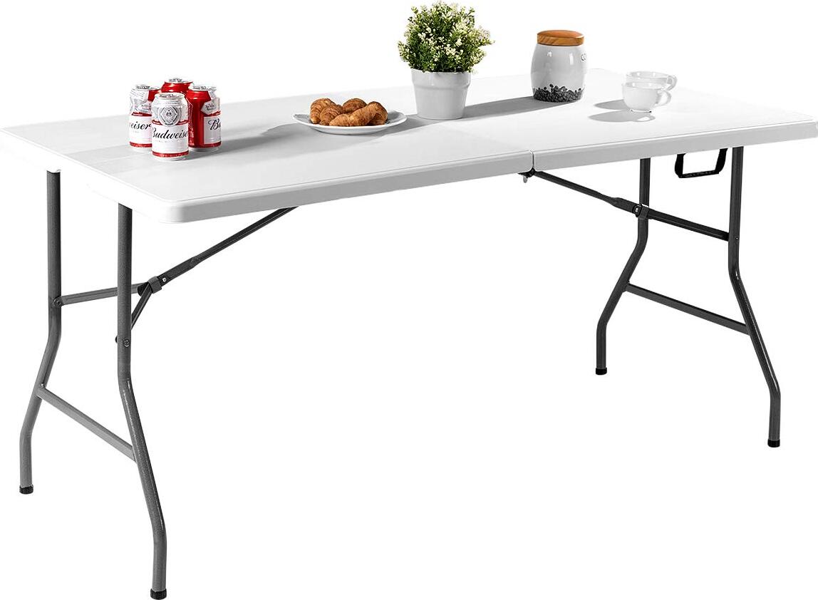 Costway Klapptisch Campingtisch Falttisch Gartentisch Koffertisch Biertisch Esstisch Balkontisch Tisch klappbar M OP3822