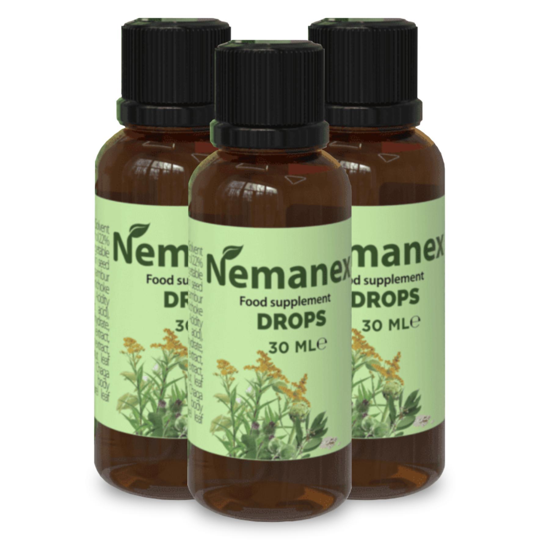 NewGen Sales 3x Nemanex - Körperreinigung 30 ml