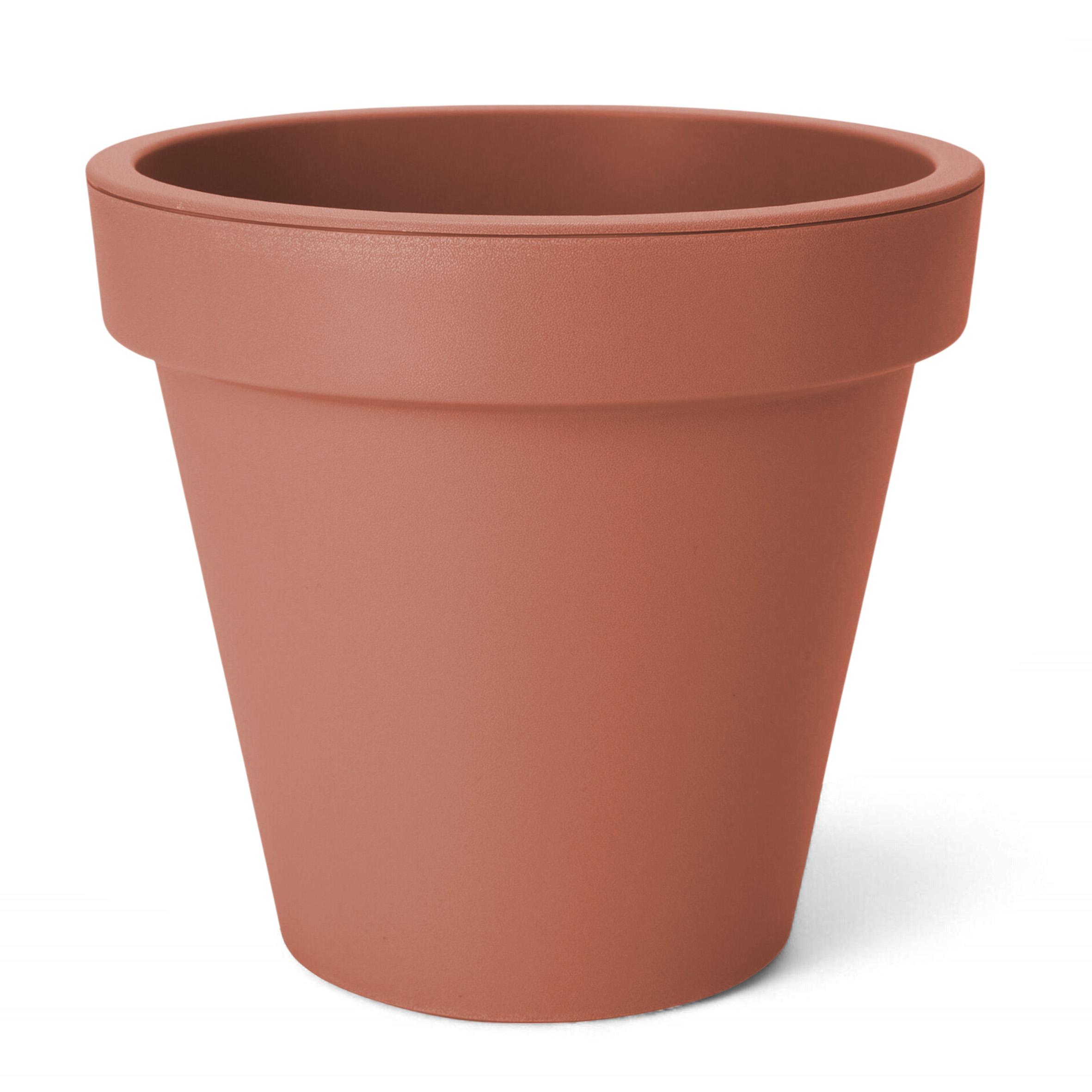 Kunststoff Pflanzkbel XXL gro - 58 cm/Terracotta -