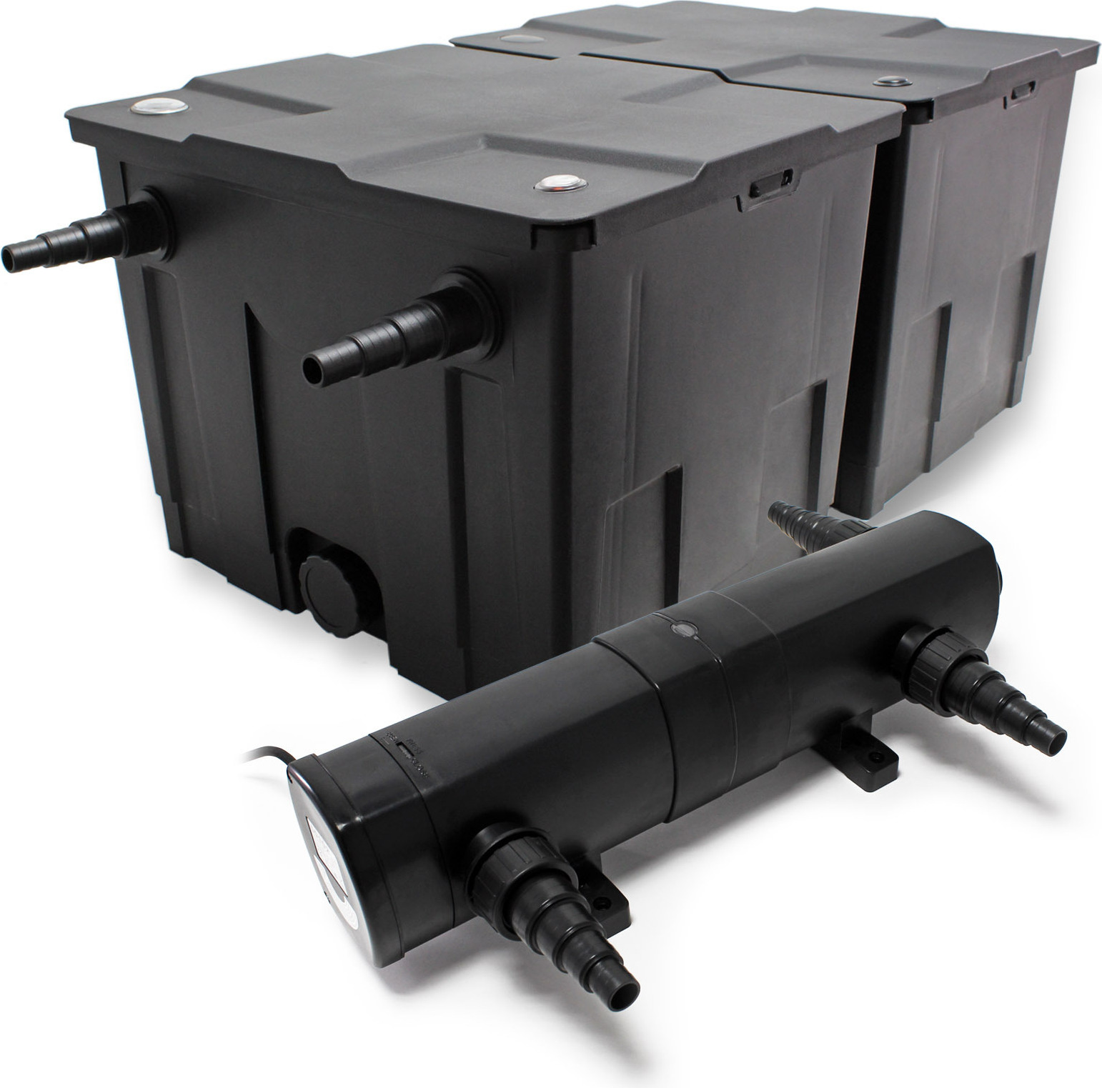 Kit Filtration Bassin SunSun 60000L - Filtre Bio + Pompe 6000L/h + UV 24W + Tuyau 25m - Complet