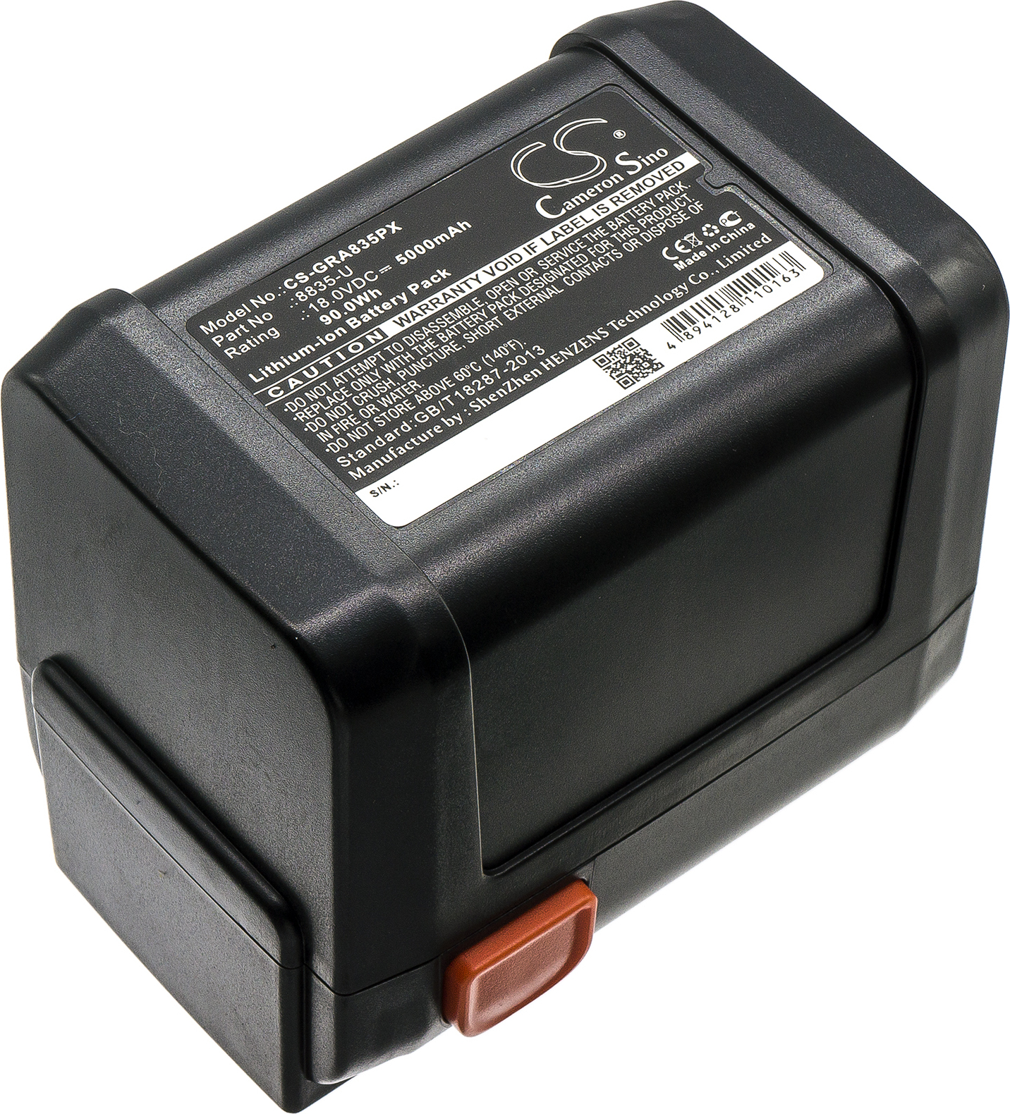 TECHTEK Akku Kompatibel mit [Gardena] 48-Li, 8840, 8841, 8865, 8882, AccuCut 18-Li, AccuCut Li, AccuCut Li 400, AccuCut Li 450, AccuJet 9333-20, CST