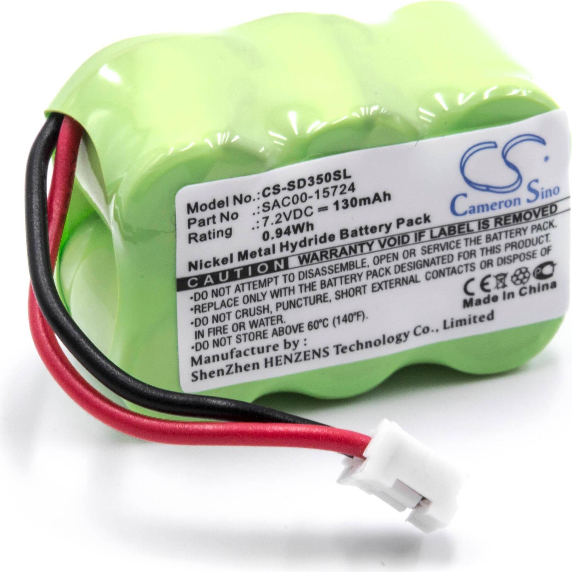 vhbw Akku kompatibel mit SportDog SD-400S FieldTrainer, SD-400 FieldTrainer Hundehalsband Hunde-Trainer (130 mAh, 7,2 V, NiMH)