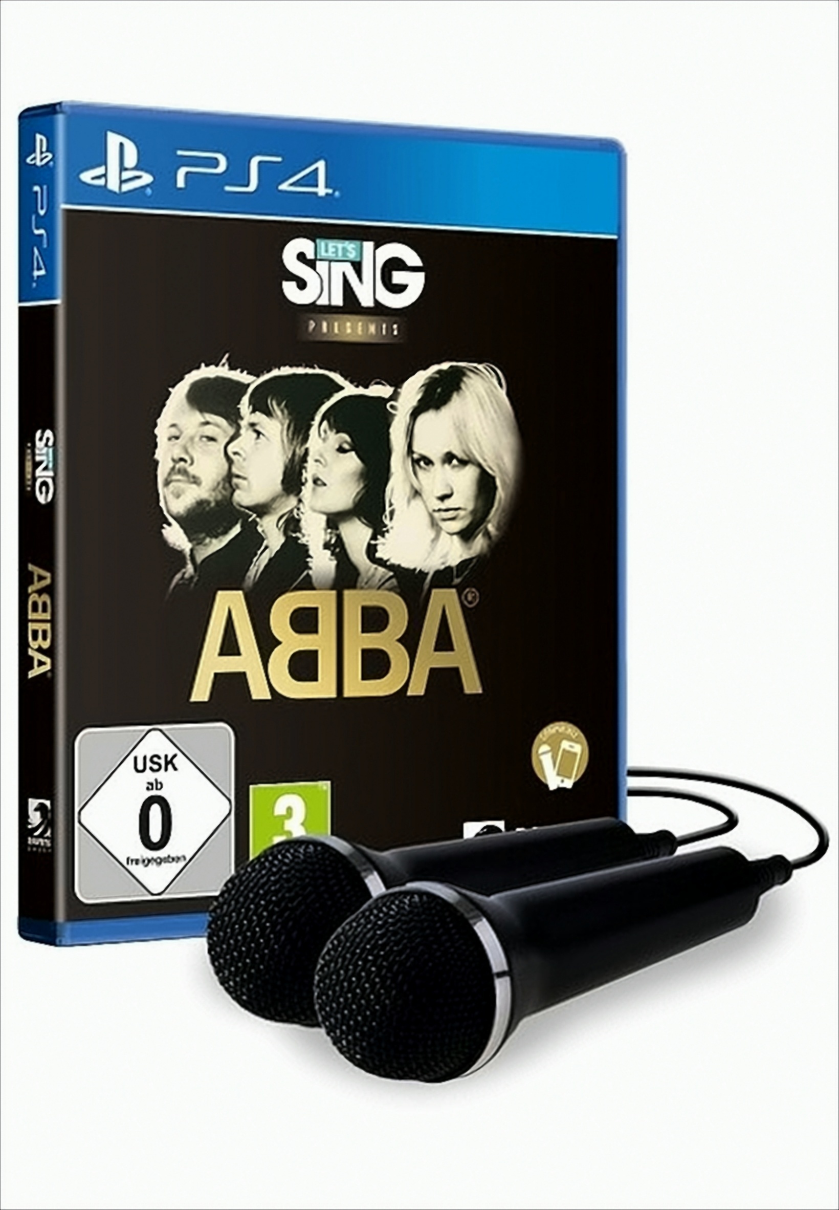 Let's Sing Lets Sing ABBA PS-4 + 2 Mics 8400-000-4020628640729