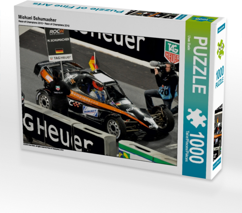 Calvendo Michael Schumacher 1000 Teile Puzzle quer 640x480mm, Bade Uwe; 7301589