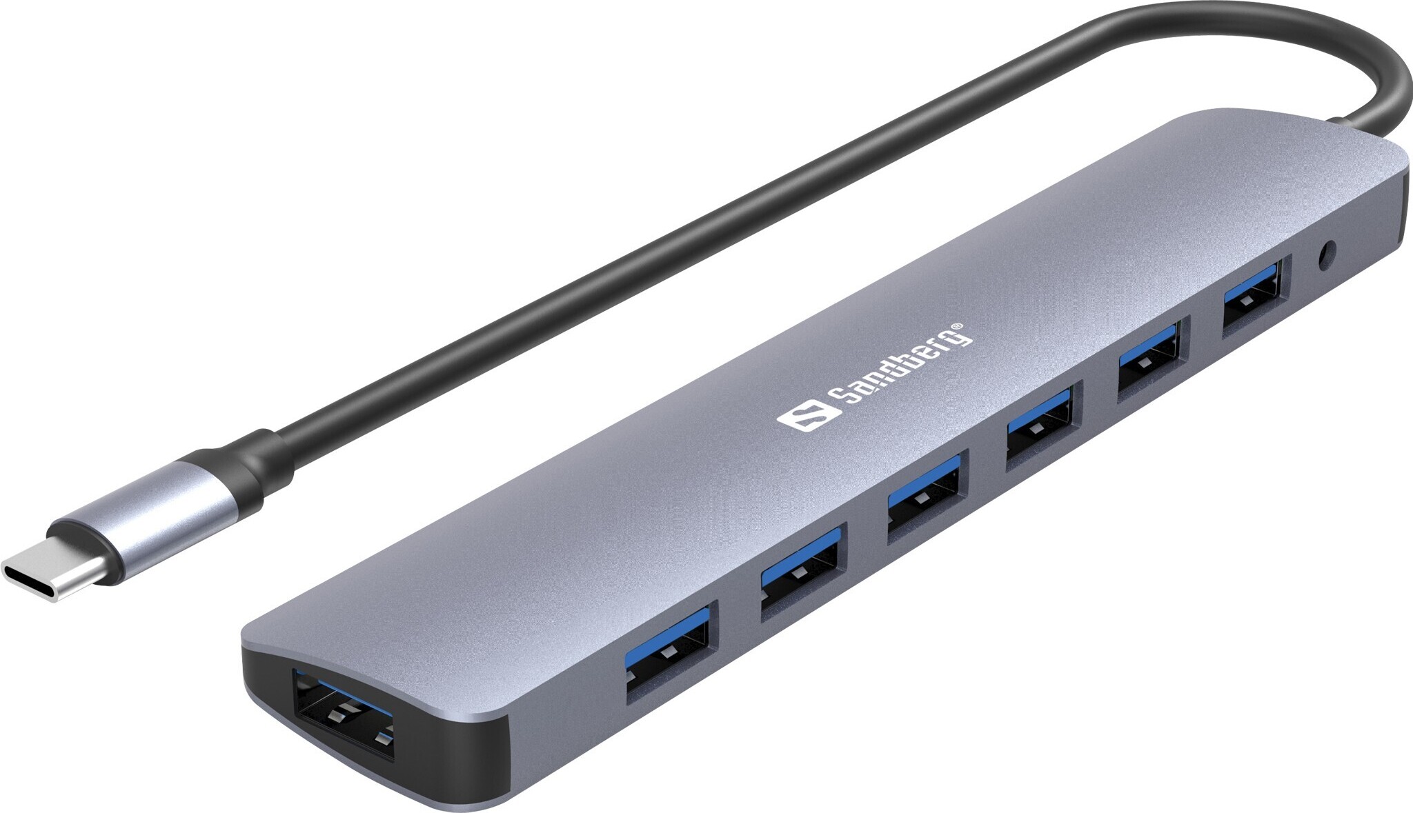 Rozbočovač SANDBERG USB-C na 7 x USB 3.0 (136-40)