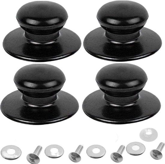 OEM Universal Pannenklammer - 4x Pannenklammern für Pannen und Potten - Glaserne Pannenhalter - Küchenkochzubehör - Pannenhalterknop - Handgriff aus Edelstahl - Universal 2026