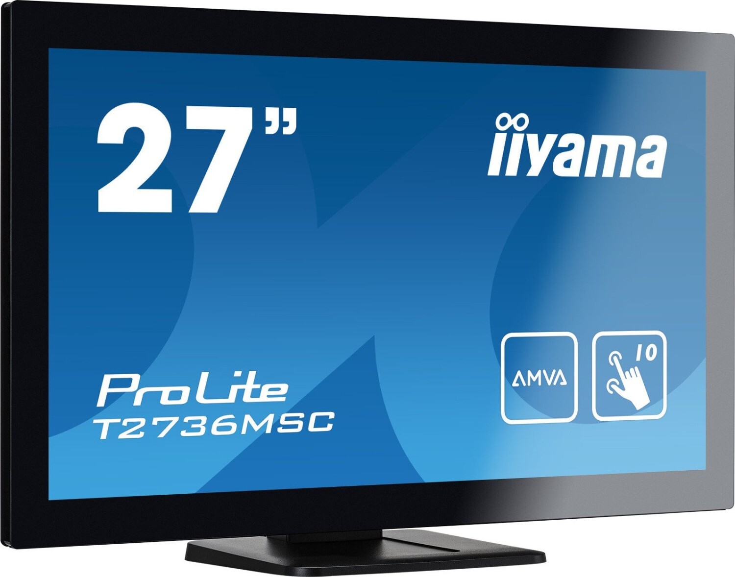 iiyama ProLite T2736MSC-B1, 68,6 cm (27"), 1920 x 1080 px, Full HD, LED, 4 ms, Čierna