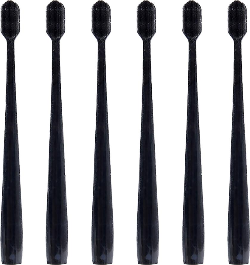 Fokelyi Extra weiche Zahnbürste für Erwachsene (6er-Packung) – Handzahnbürsten zum Schutz empfindlichen Zahnfleisches KAU-ED-LYS-PH-20251206-298