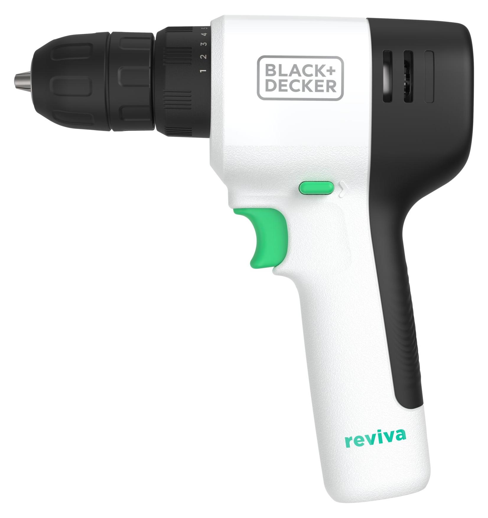 Black & Decker reviva Akku-Bohrschrauber, 12V/1,5Ah