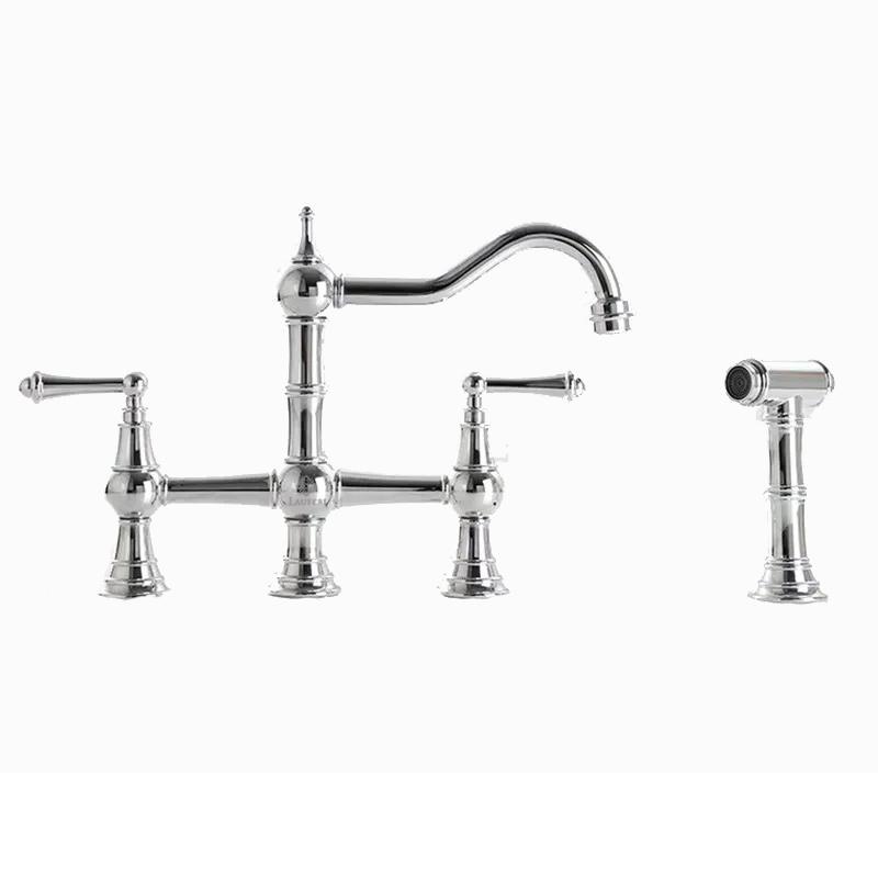 Küchenarmatur Retro Silber Chrom Chester Lauferi Ausziehauslauf