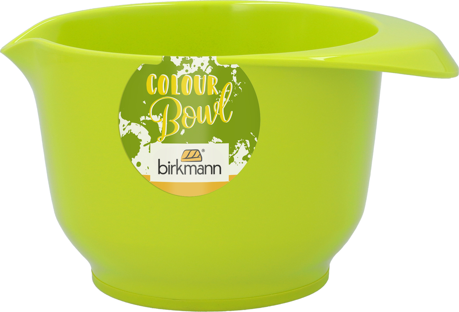 RBV Birkmann IRKMANN Rühr- und Servierschüssel, 0,5 Liter, limette, aus Melamin, standfest, kratzfest, BPA-frei, 708648