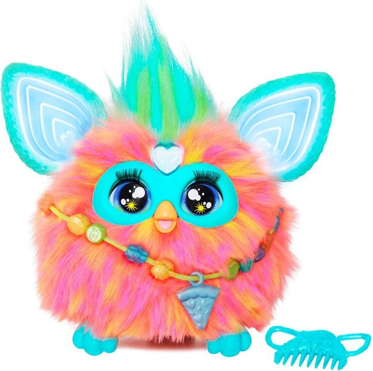 Hasbro Furby Coral, interaktives Plüschtier für Jungen und Mädchen ab 6 Jahren F6744IT4