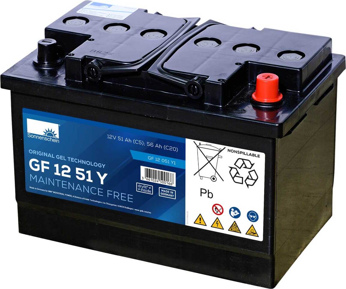 Akku Sys Akkumulator- und Batterietechnik Nord GmbH Dryfit Gelbatterie A500 Cyclic Typ GF12051Y1>>>> GF 15 051 Y 1