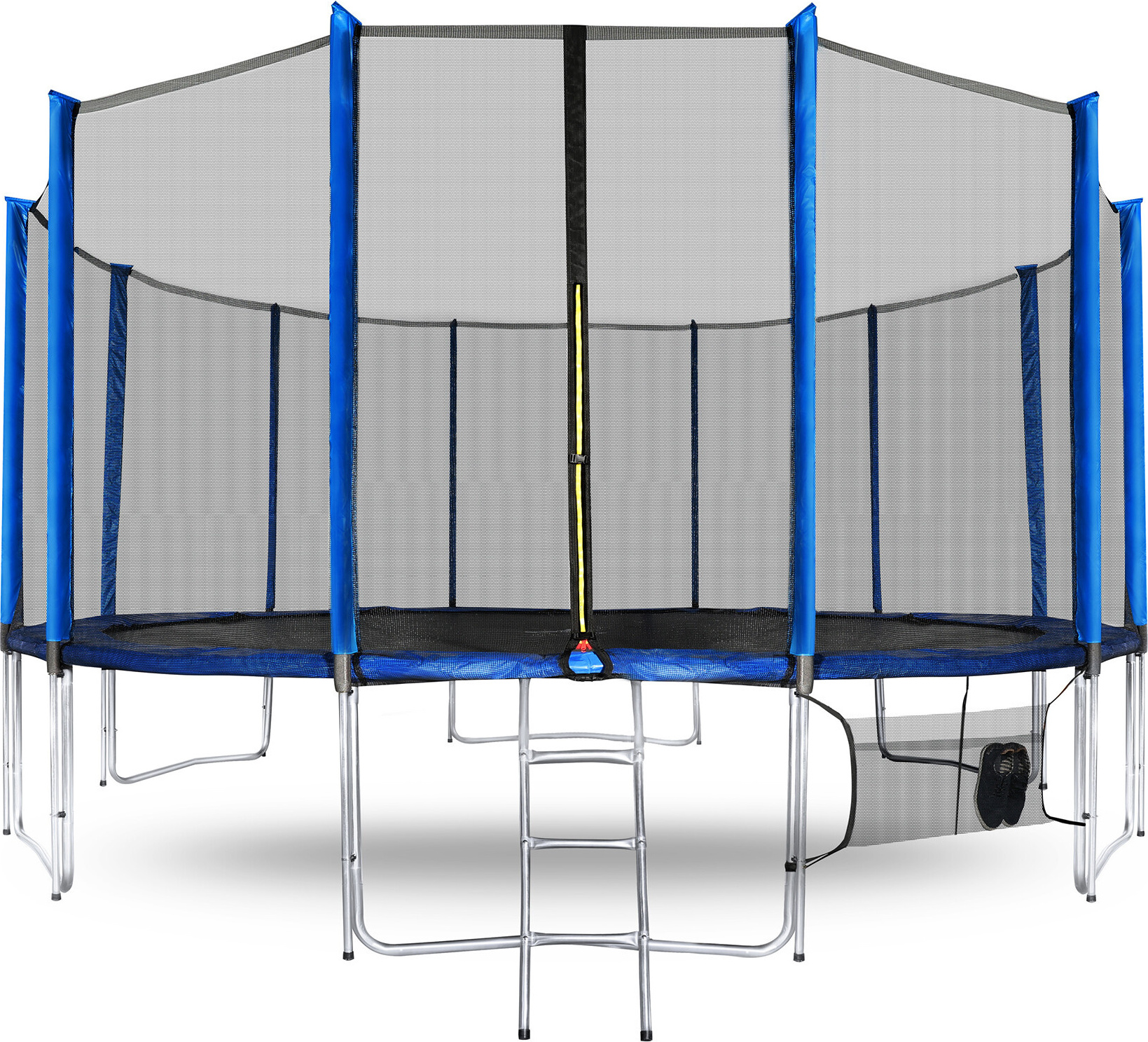 Aga SPORT PRO Trampolína 500 cm Modrá + ochranná sieť + rebrík + vrecko na obuv