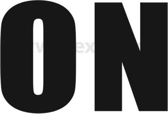 Georg Schlegel Bezeichnungsschild Bezeichnung in englisch ON weiß - 1 Stück BSK203