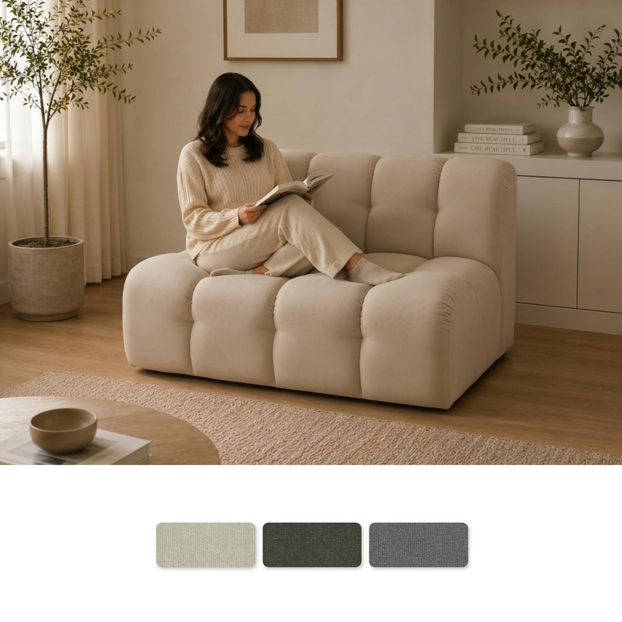 MIUFORM Picco, 2-Sitzer Sofa, Beige 3319LU04