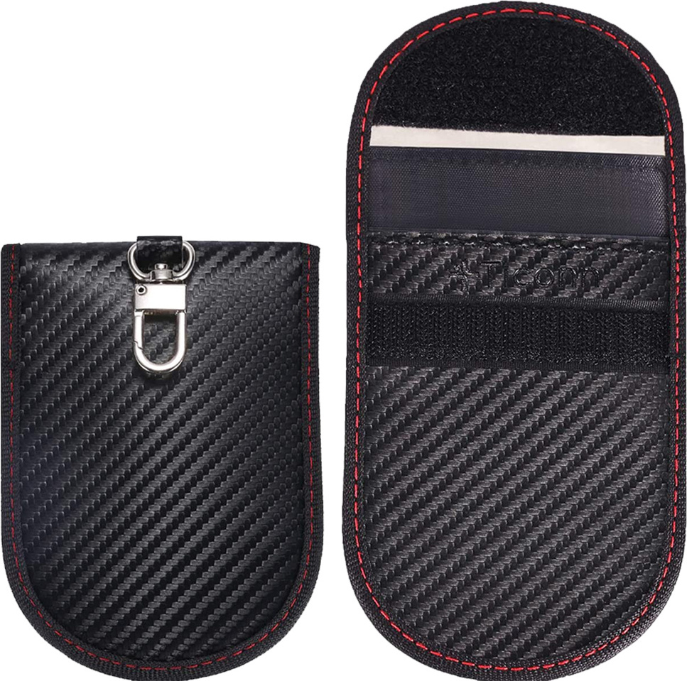 Kwak's Cover chiavi auto Custodia portachiavi color Macaron Compatibile per Volkswagen Tiguan-L Golf 7 Lamando Teramont Lavida Bora T-ROC Skoda Pieghevole chiave della macchina con portachiavi-bianco