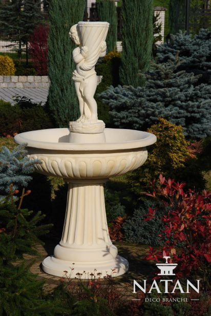 AEA Springbrunnen Garten Teich Brunnen 159cm Steinbrunnen Gartenbrunnen Fontaine Neu JVM4062292043765