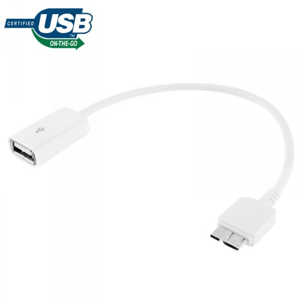 USB 3.0 OTG konektor pre Samsung Galaxy Note 3 N9000 N9005 LTE adaptér kábel