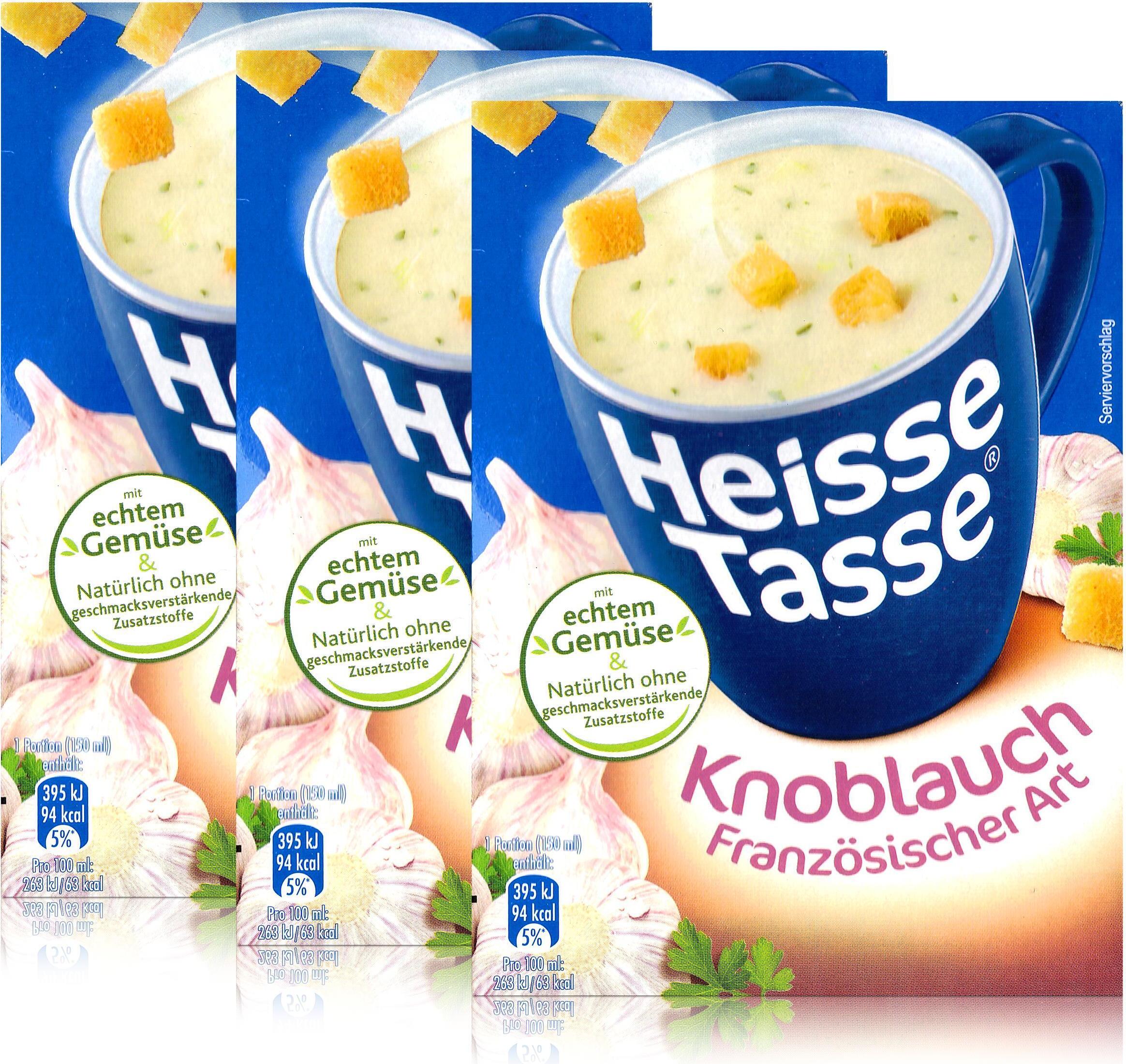 Heisse Tasse Knoblauch Französische Art mit Croûtons 3 Heisse Tasse Knoblauch Französische Art mit Croûtons 3