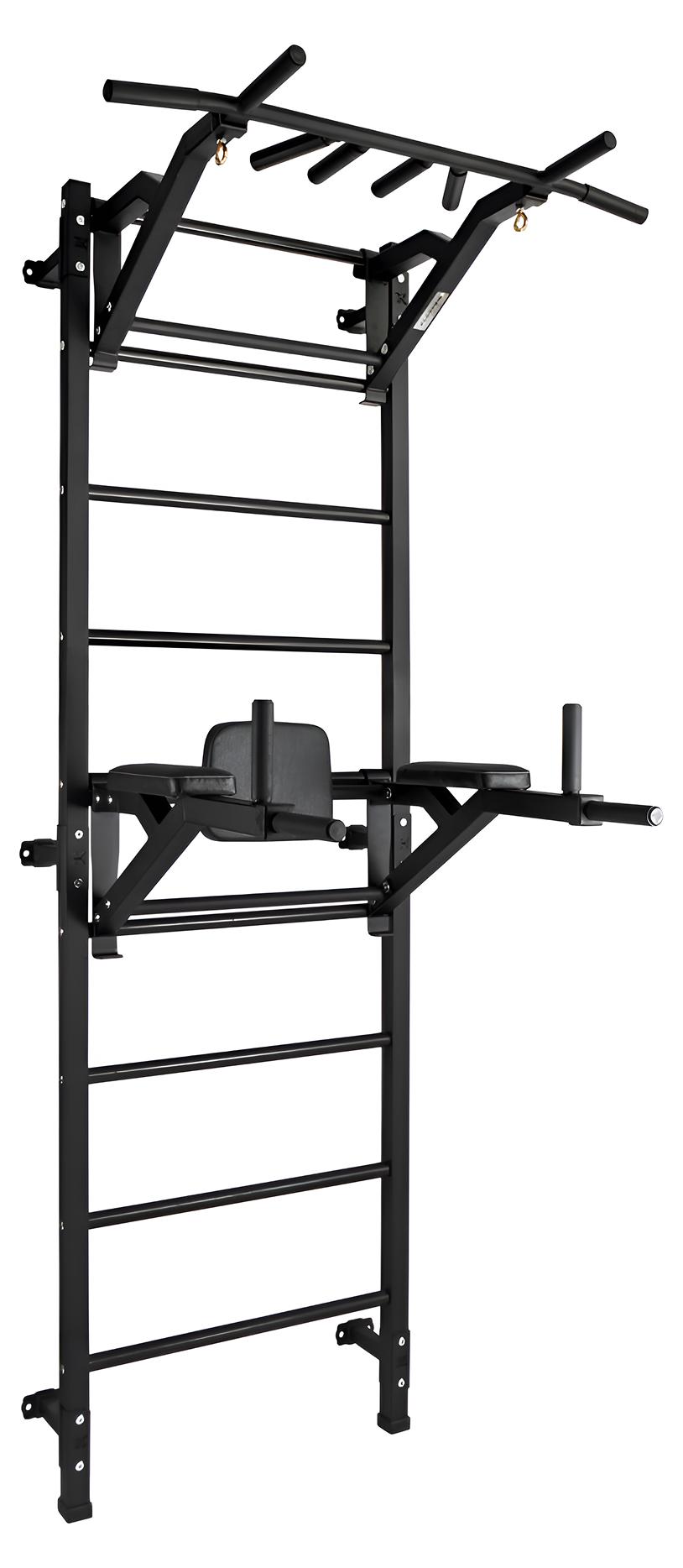 Monkey-Gym Sprossenwand für Erwachsene Eisen Schwarz