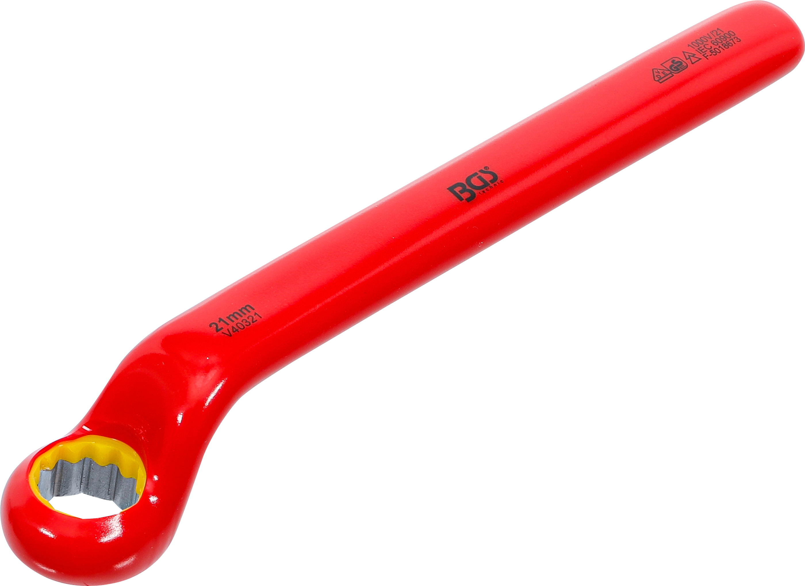 BGS technic VDE-Einringschlssel | tief gekrpft | SW 21 mm 72021