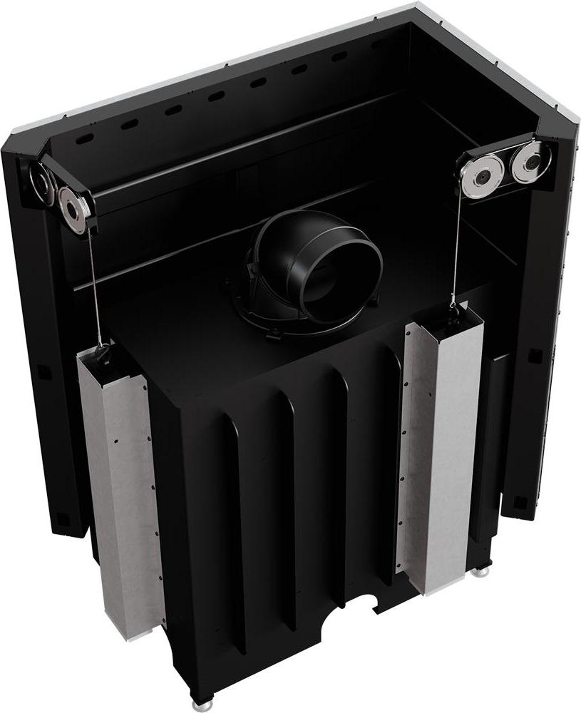 Oceľový krb KRATKI NADIA ľavý 14 kW Ø 200 Lift-up