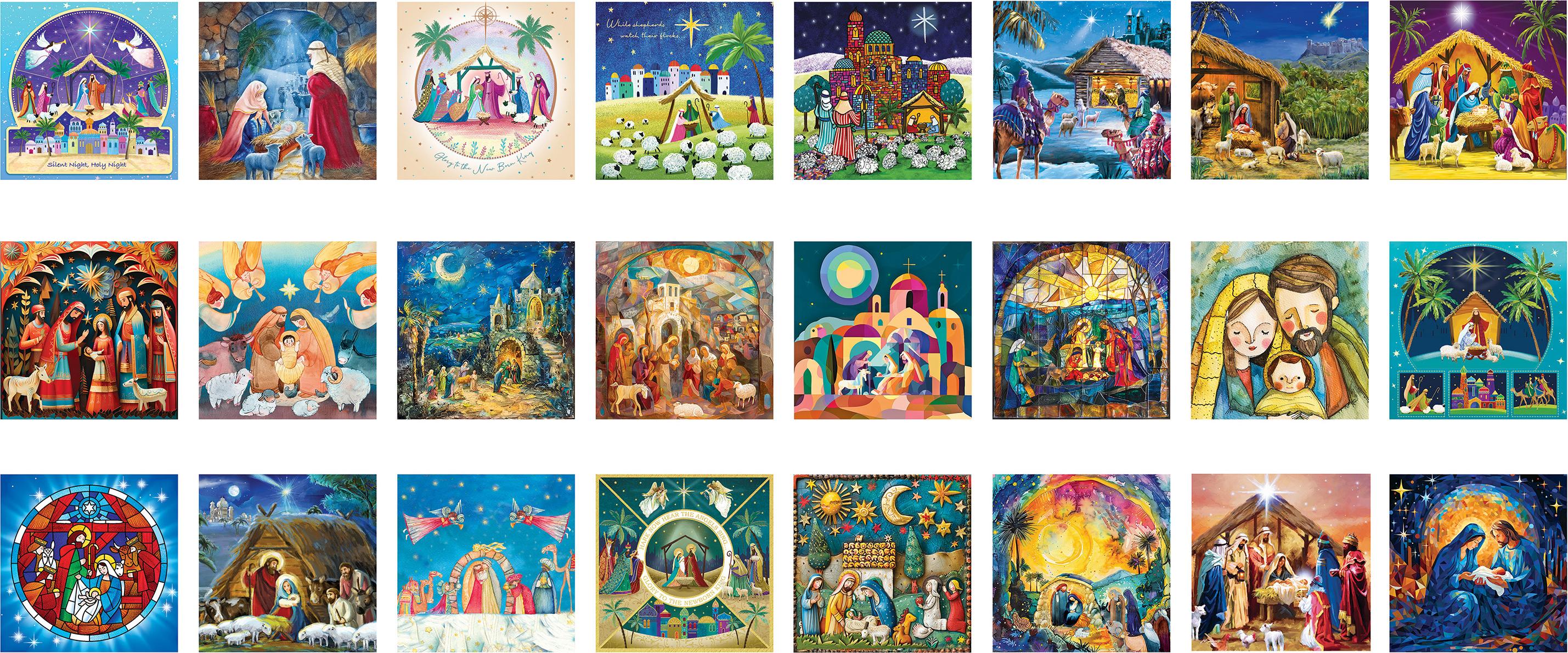 Puzzle adventný kalendár - Jasličky