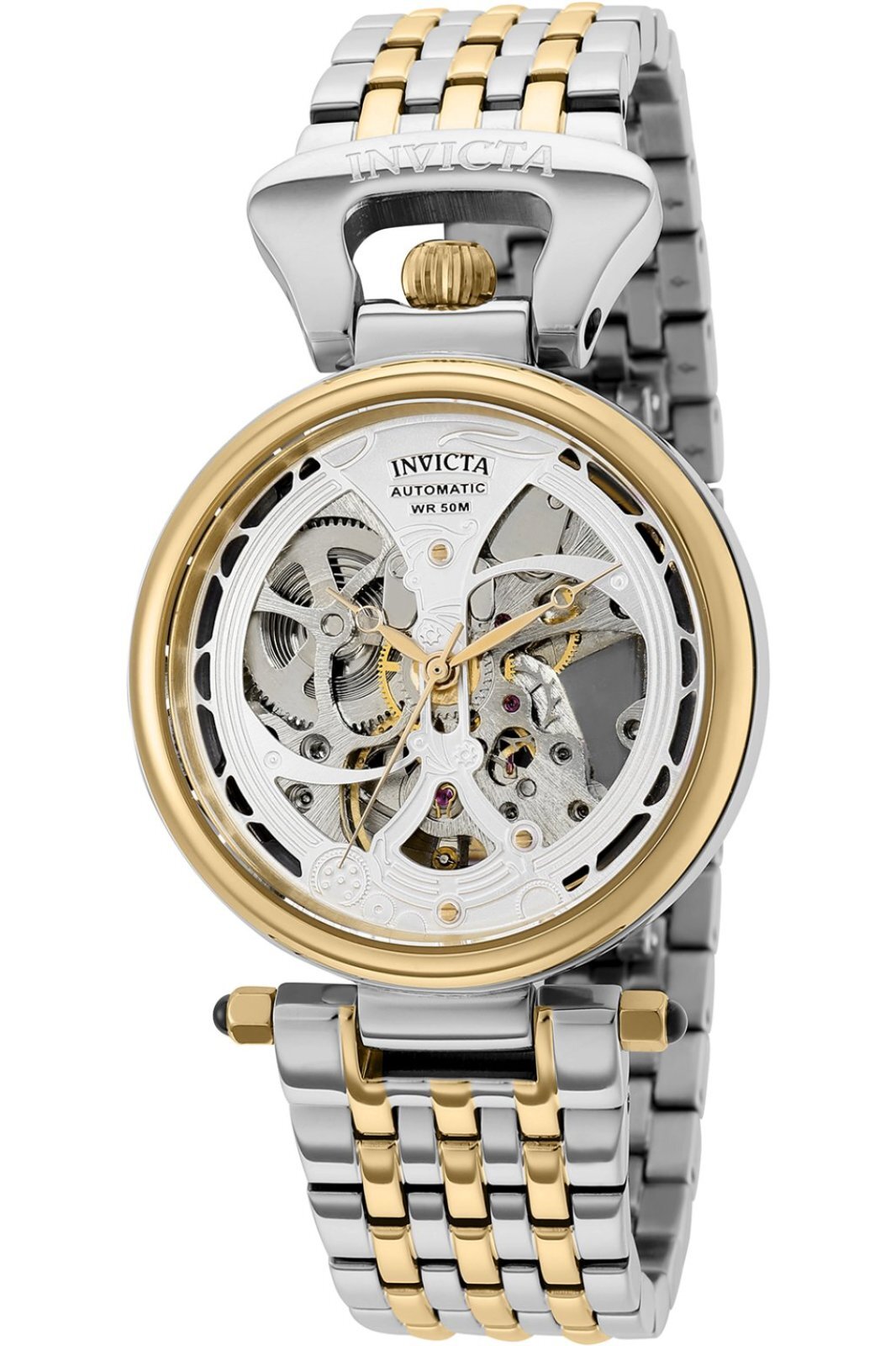 Invicta Objet D Art 38390 - Dámske Náramkové Hondiky - Automatické - Nerezová oceľ s strieborným ciferníkom - 36mm
