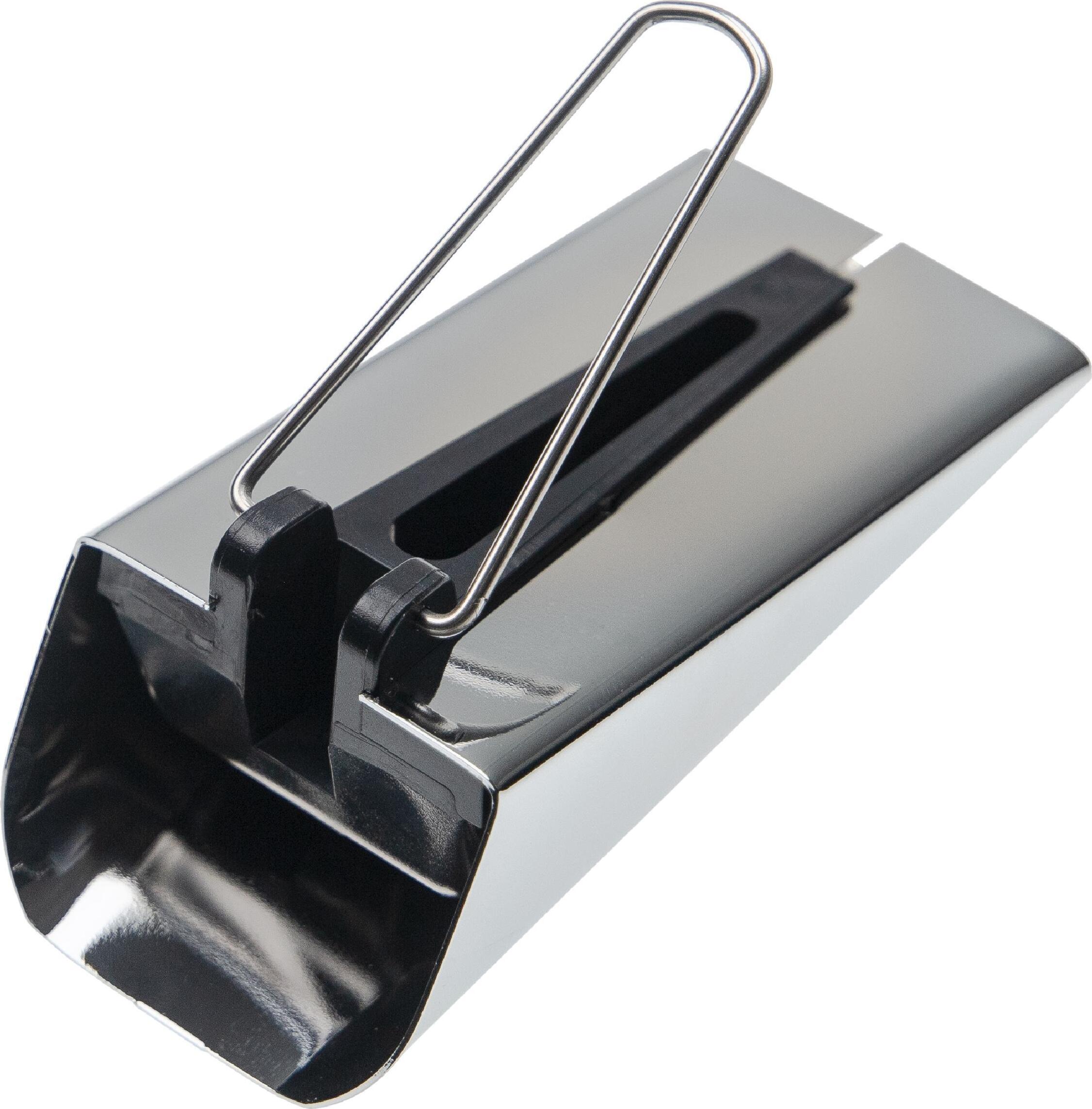 vhbw Schrägbandformer 50 mm für Nähen, Quilten - Bias Tape Maker, Edelstahl / Kunststoff Schwarz Silber 170568407